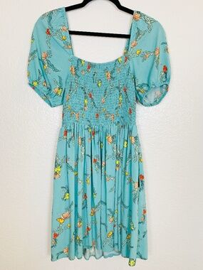 Disney Princess Dress The Little Mermaid Womens Small Under The Sea Print